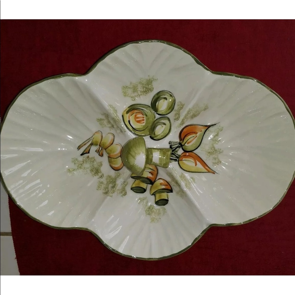 Vintage HUGE 15" Dish MINT LA Pottery 1960